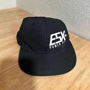 ESX 360 Gamer Gear Adjustable- Hat Cap Black Adjustable Youth Size